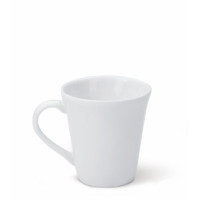 CANECA PORCELANA TULIPA 200ML BRANCA 19-P C/24